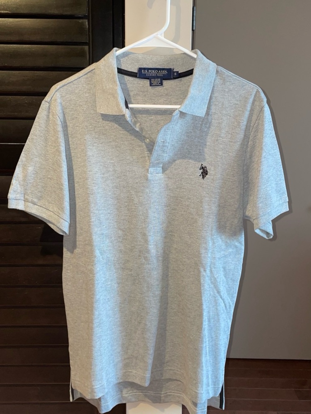 U.S. Polo Assn. Light Gray Short-Sleeve Polo